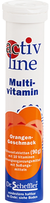 ACTIVLINE Multivitamin Orange Brausetabletten