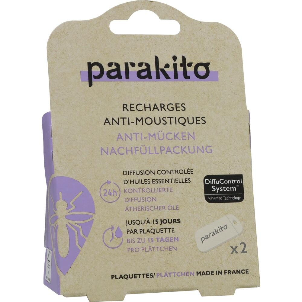Nachfüllpackung gegen Mücken mit natürlichen Ölen und bis zu 15 Tagen Schutz.